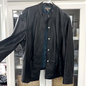 Sleek Leather Jacket